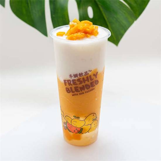 Mango Coconut with Mango Jelly 芒椰芒果爽
